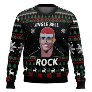 Jingle Bell Rock Dwayne Johnson Ugly Christmas Sweater