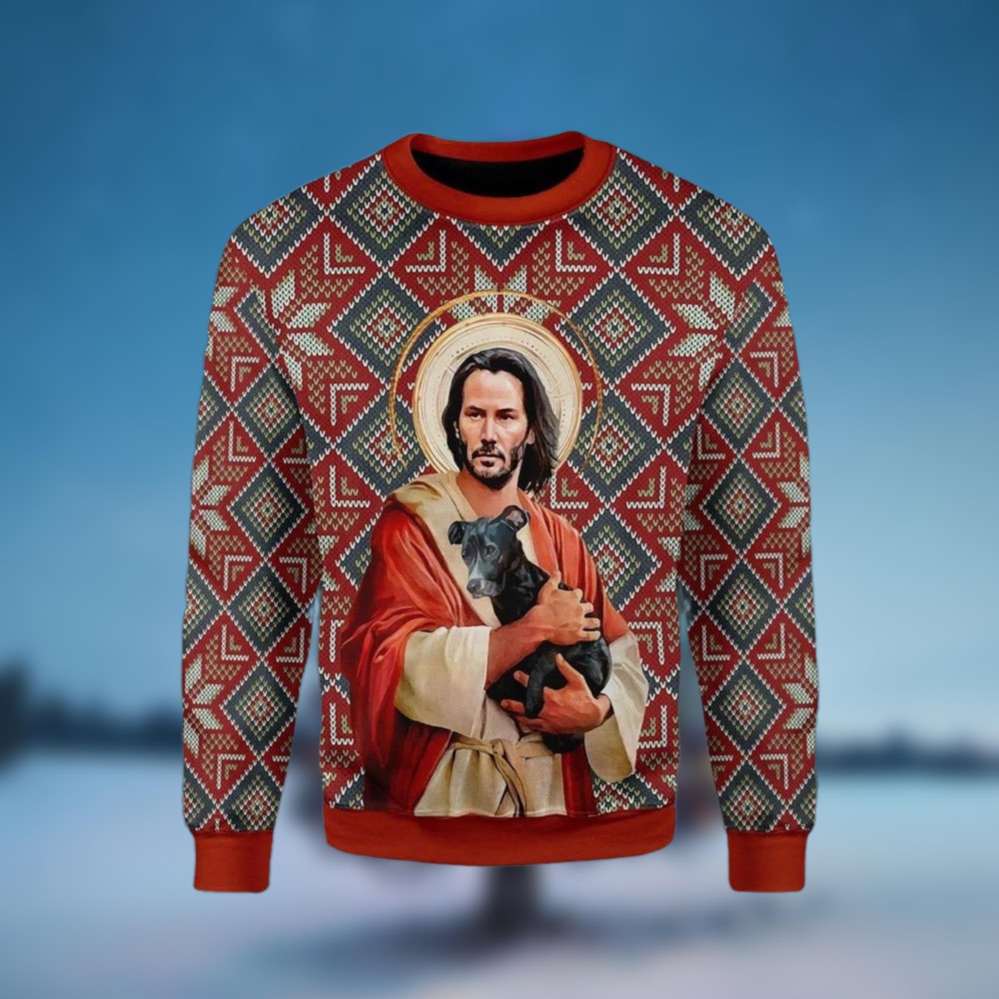 John Wick Funny Christmas Ugly Sweater - Grishko.com
