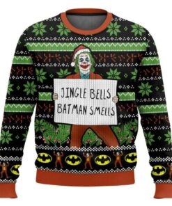 Joker Jingle Bells Batman Smells Ugly Christmas Sweater