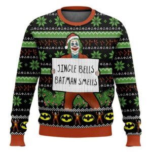 Joker Jingle Bells Batman Smells Ugly Christmas Sweater