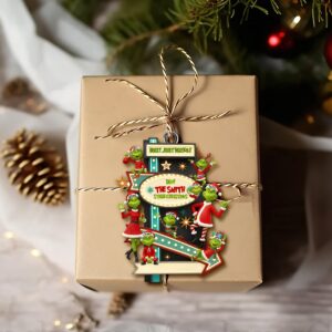 Alternative view of Joyful Green Family Ornament - Personalized Gift For Family 05TOLU201025
