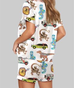 Alternative view of Jurassic Dinosaurs World Pajama Set