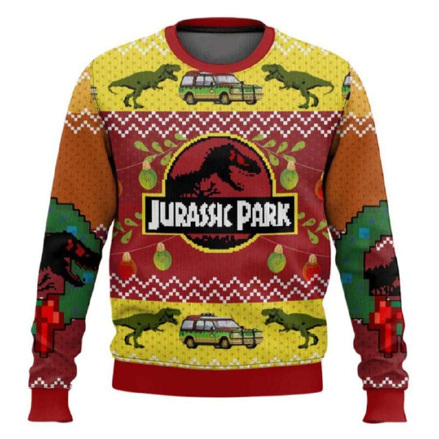 Jurassic Park Ugly Christmas Sweater