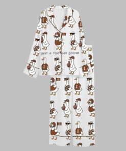 Alternative view of Just A Football Goose Game Day Pajamas Set