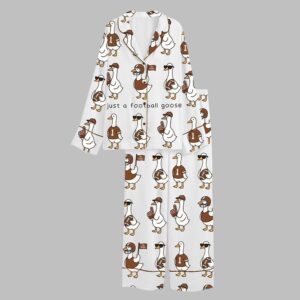 Alternative view of Just A Football Goose Game Day Pajamas Set
