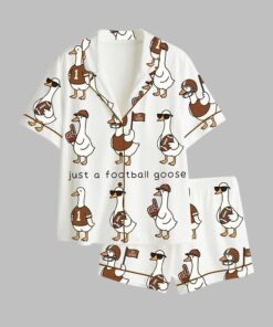 Just A Football Goose Game Day Pajamas Set