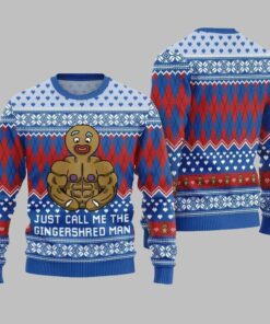 Alternative view of Just Call Me The Gingershred Man Ugly Sweater Christmas 2025 