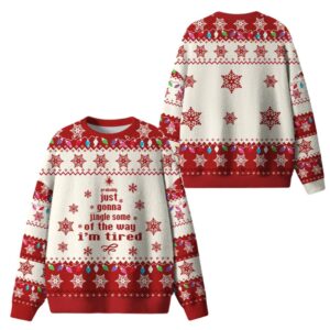 Alternative view of Just Gonna Jingle Some Of The Way Ugly Sweater 2025 Christmas - Grishko.com