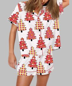 Kansas City Christmas Tree Pajama Set