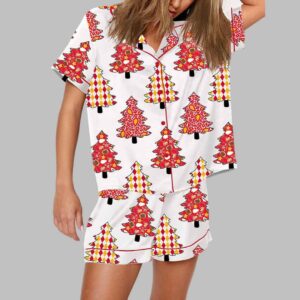 Kansas City Christmas Tree Pajama Set