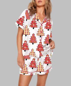 Alternative view of Kansas City Christmas Tree Pajama Set