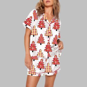 Alternative view of Kansas City Christmas Tree Pajama Set