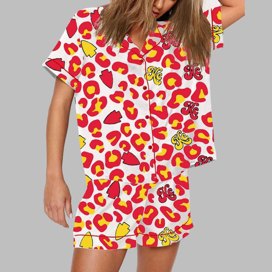 Kansas City Football Pajama Set