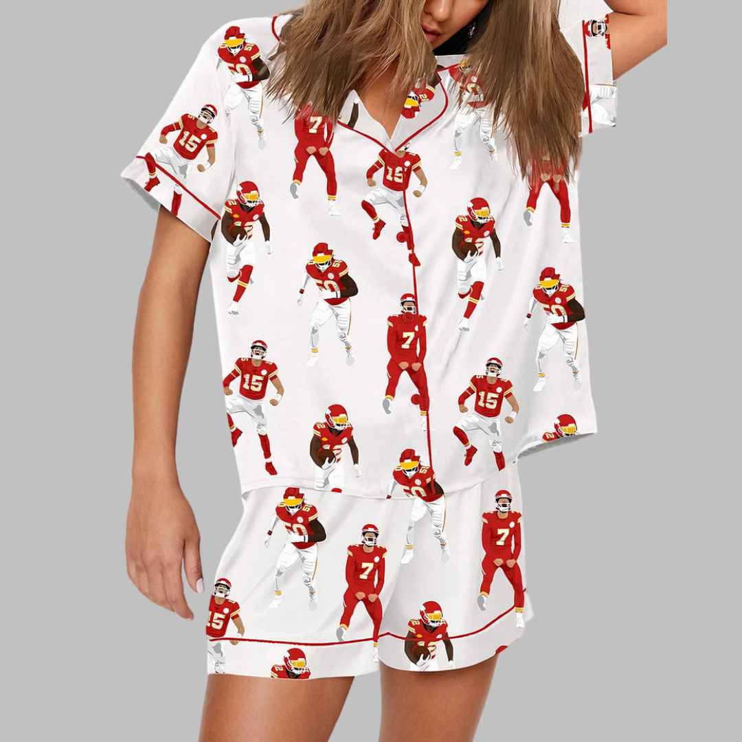 Kansas City Football Pajama Set