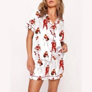 Alternative view of Kansas City Football Players Pajama Set