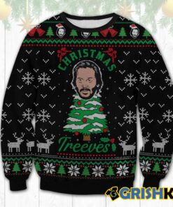 Keanu Reeves Christmas Funny Ugly Sweater 