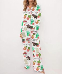 Alternative view of Kentucky Derby Horse Satin Pajama Set