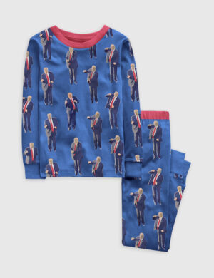 Alternative view of Kid's 2024 America Pajama Set