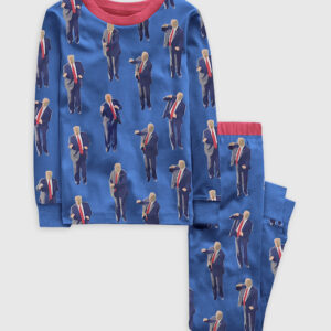 Alternative view of Kid's 2024 America Pajamas Set