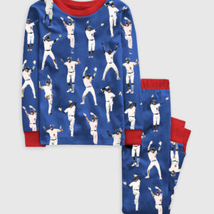 Alternative view of Kid's Baseball League Pajamas Set