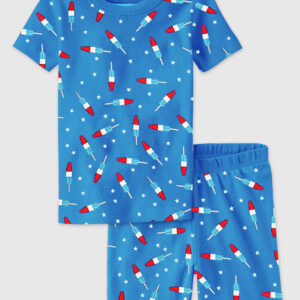 Kid's Bomb Pop 4th Of July Pajama Set