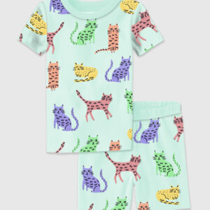 Kid's Cat Pajamas Set