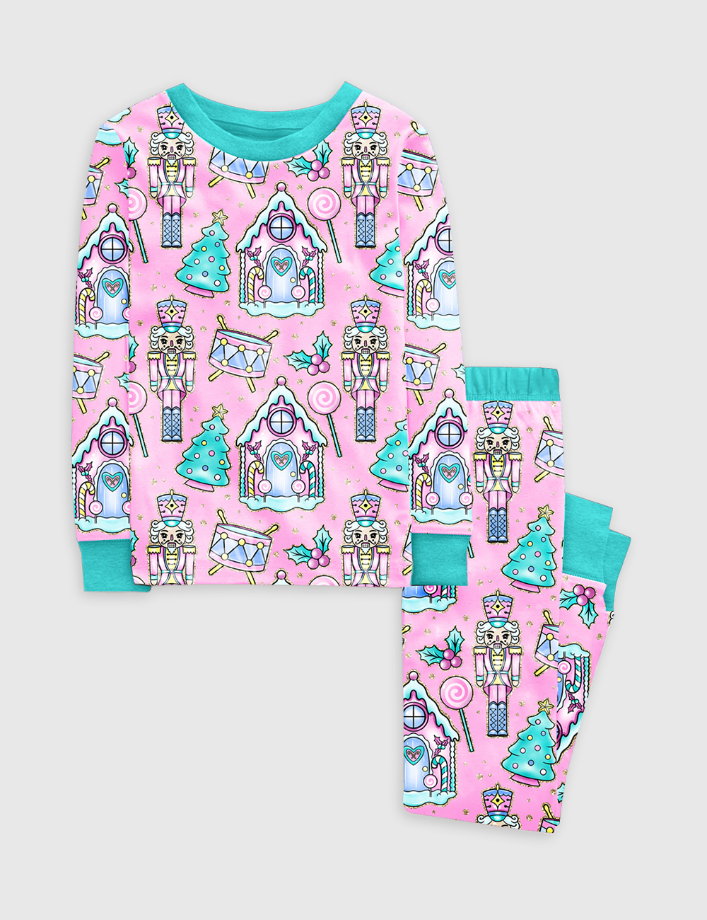 Kid's Christmas Nutcracker Pajamas Set