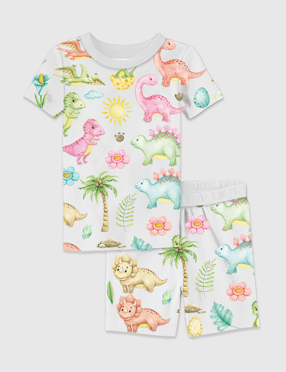 Kid's Cute Dinosaurs Pajama Set