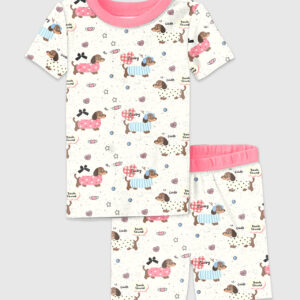 Kid's Dachshund Cute Dog Pajama Set