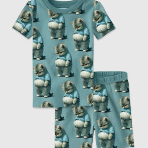Kid's Fat Cat Pajama Set