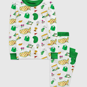 Kid's Golf Long Sleeve Pajamas Set