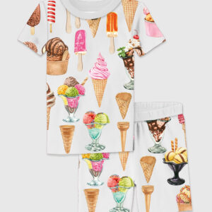 Kid's Ice Cream Pajama Set