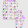 Kid's Iridescent Ghost Pumpkin Halloween Long Sleeve Pajama Set