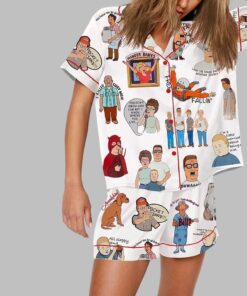 Alternative view of King of the Hill Cartoon Print Pajama Set