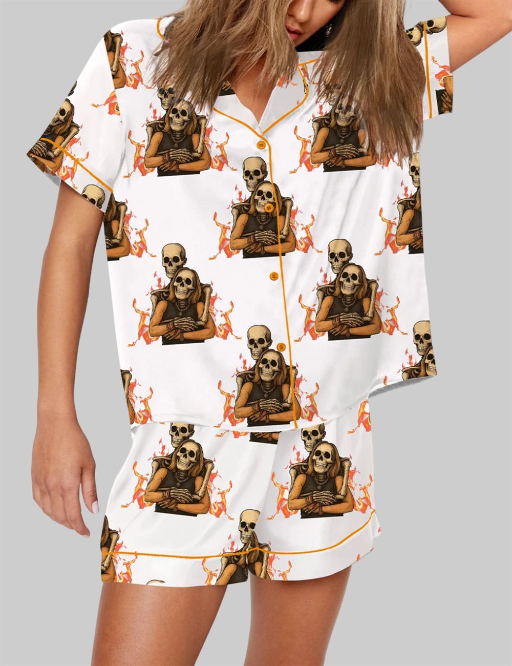 Kiss Cam CEO Affair Meme Pajama Set - Image 3