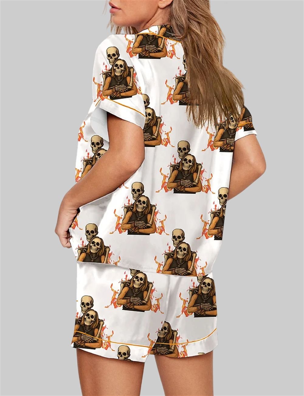 Alternative view of Kiss Cam CEO Affair Meme Pajama Set