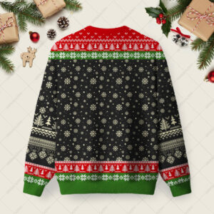 Alternative view of Korben Dallas Ugly Christmas Fuzzy Fleece Sweatshirt