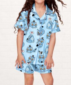 Kpop Tiger Demon Hunters Silky Satin Pajama Set