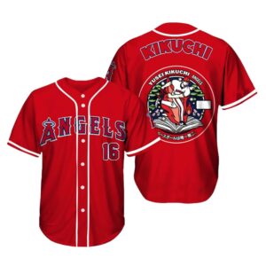 LA Angels Japan Rising Stars Yusei Kikuchi Jersey 2025