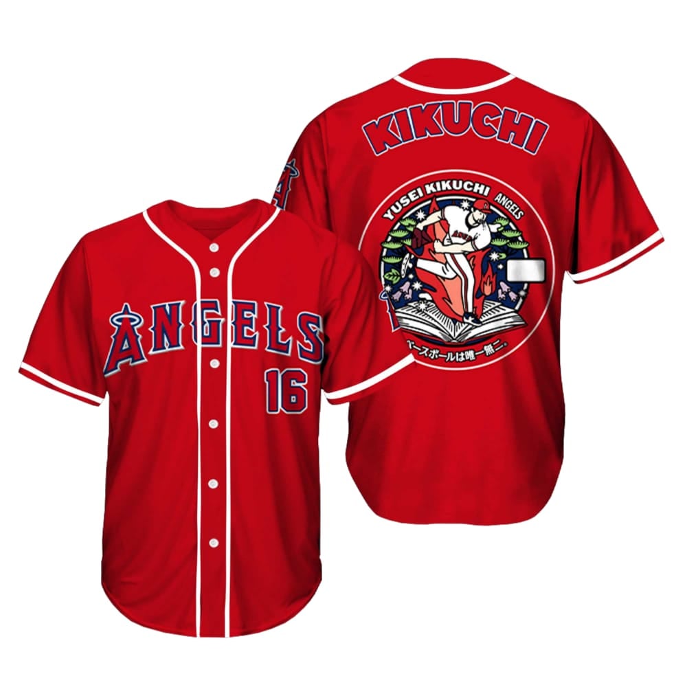 LA Angels Japan Rising Stars Yusei Kikuchi Jersey 2025