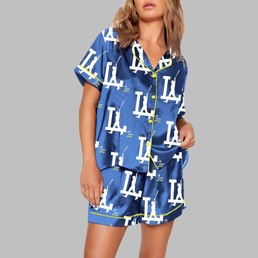 LA Dodgers GrandSlam Print Pajama Set