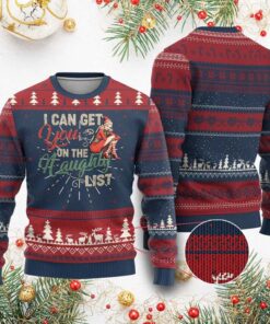 Lady I Can Get You On The Naughty List gly Christmas Sweater 