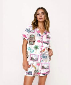 Alternative view of Las Vegas Bachelorette Cocktail Club Girls Trip Country Club Pajama Set