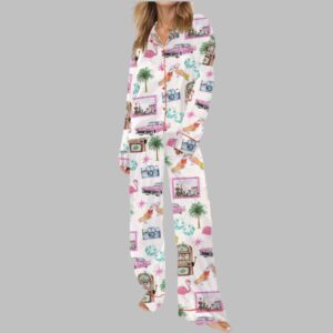 Alternative view of Las Vegas Satin Pajama Set
