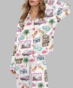 Las Vegas Satin Pajama Set