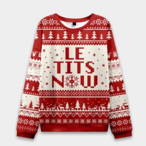 Le Tits Now Ugly Christmas Sweater
