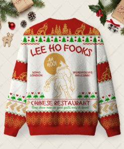 Alternative view of LEE HO FOOKS Ugly Christmas Fuzzy Fleece Sweatshirt