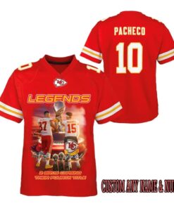 Legends Kelce Mahomes 2 Bros Chasing Their Fourth Title Jersey