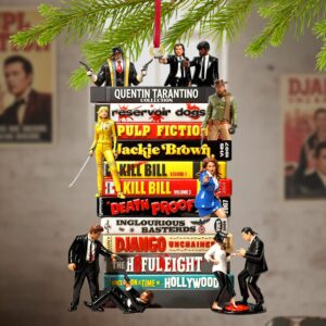 Alternative view of Legends Stack Christmas Ornament - Personalized For Cinematic Geek 02QHMG041125