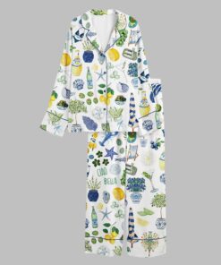 Alternative view of Lemon Martini Champagne Sardines Lobster Bikini Beach Pajama Set